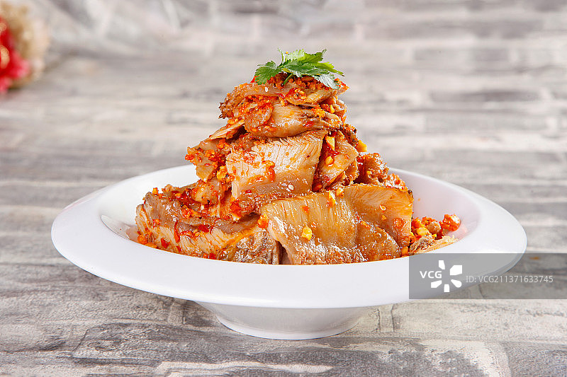 中餐美食-凉拌牛肚图片素材