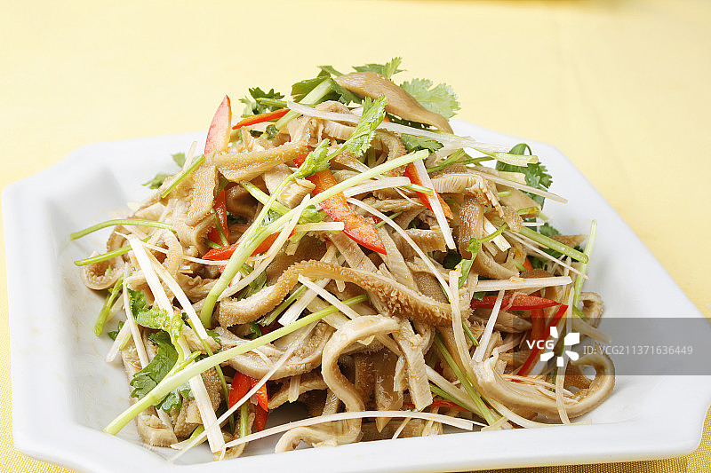 中餐美食-凉拌羊肚丝图片素材