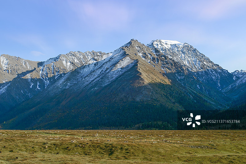 西北的大雪山图片素材