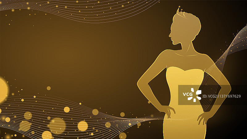 女神节插画图片素材