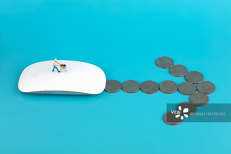 微缩创意网络购物生活图片素材