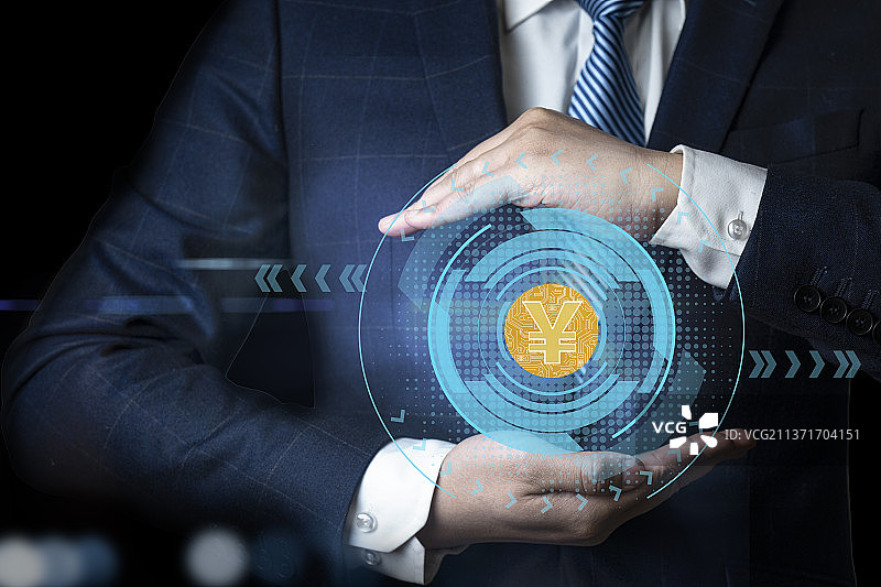 数字人民币，数字货币，区块链，未来，科技，安全，创新，加密，央行，法币，银行图片素材