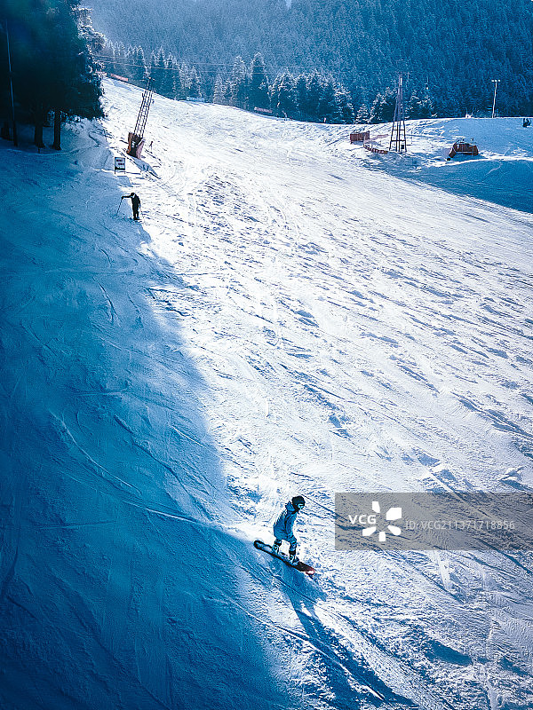 滑雪胜地图片素材