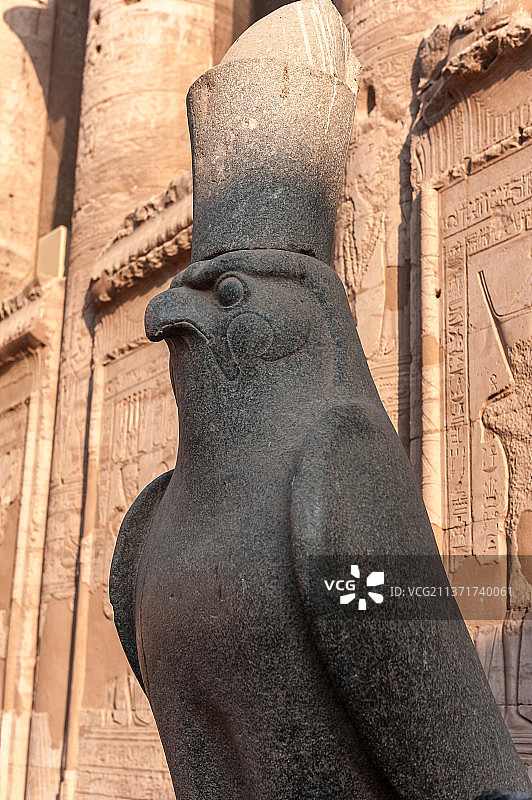 埃及埃德夫之荷鲁斯神庙图片素材