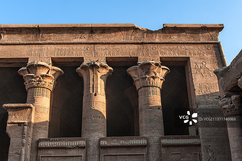 埃及埃德夫之荷鲁斯神庙图片素材