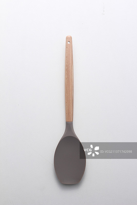 灰色硅胶木柄锅铲套装图片素材