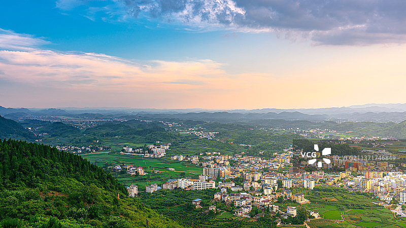 贵州绥阳县万里水库四平坡图片素材