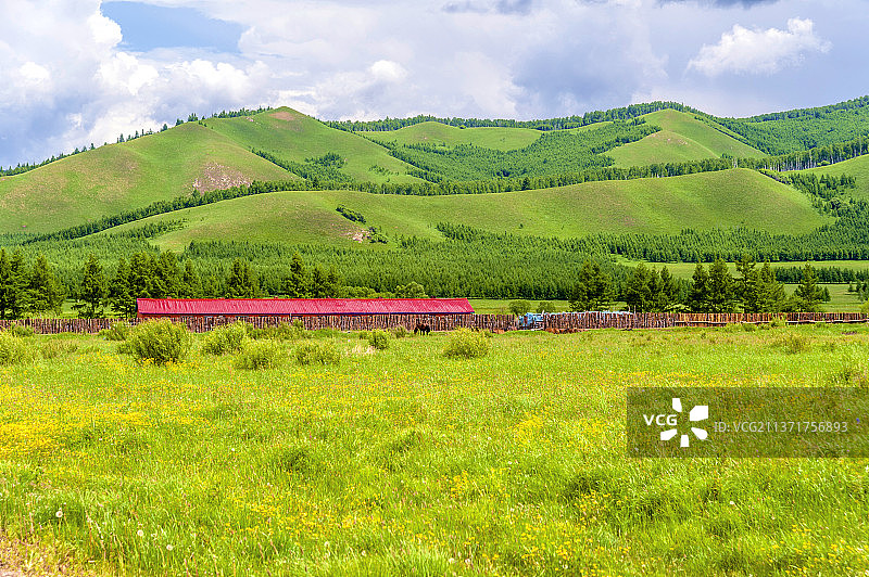 中国内蒙古兴安盟草原风光图片素材