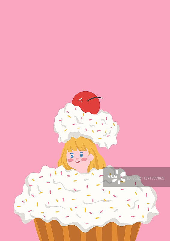 可爱女孩图片素材