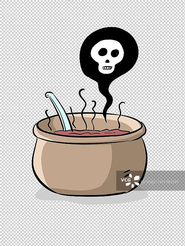 一锅有毒的食物图片素材