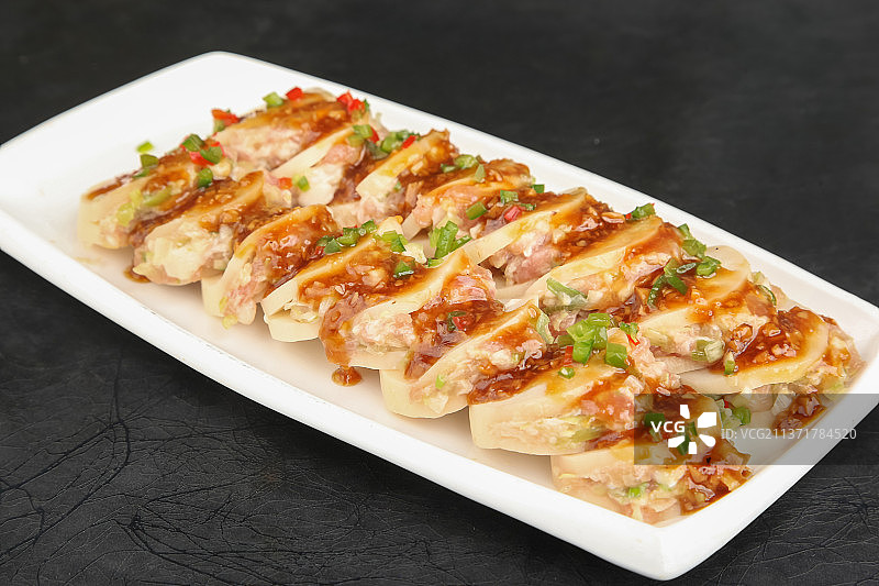 中餐美食-鱼香藕盒图片素材