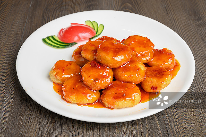 中餐美食-鱼香藕盒图片素材