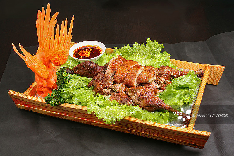中餐美食-酱板鸭图片素材