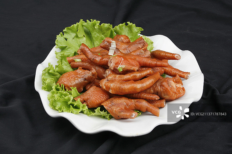 中餐美食-酱香凤爪图片素材