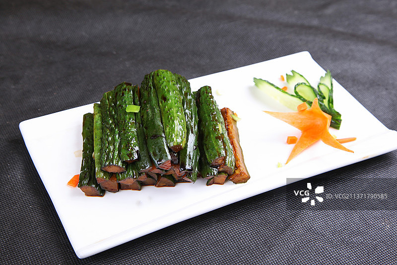 中餐美食-酱黄瓜图片素材