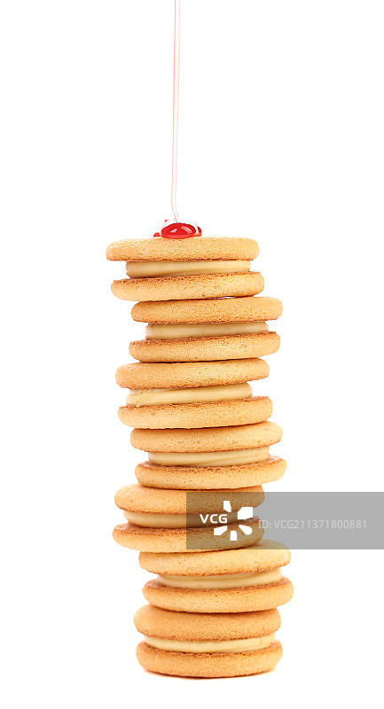 浇糖浆的饼干堆，摩尔多瓦图片素材