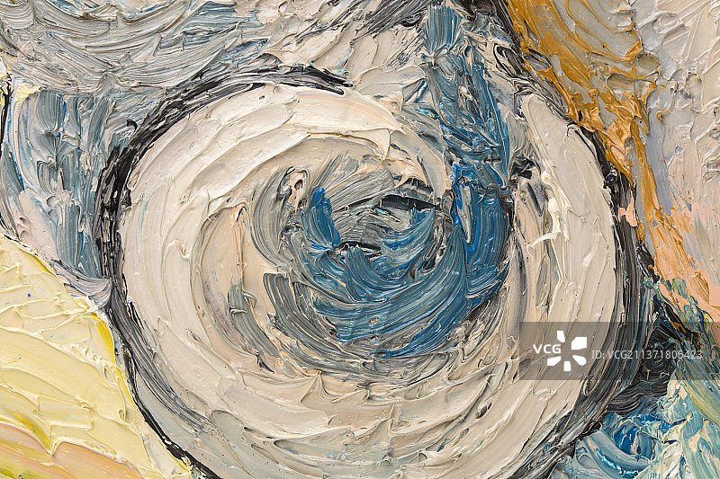 圆圈抽象油画，摩尔多瓦图片素材