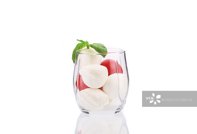 番茄莫扎里拉奶酪杯图片素材