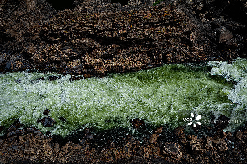 津巴布韦维多利亚瀑布俯瞰图片素材