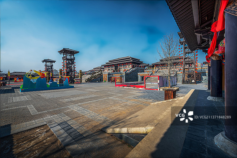 郯国古城仁寿殿图片素材