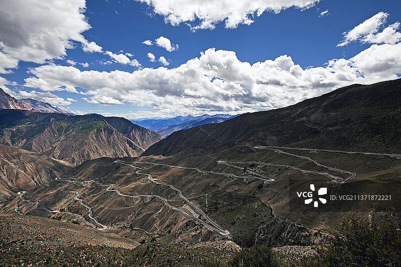 怒江72拐图片素材