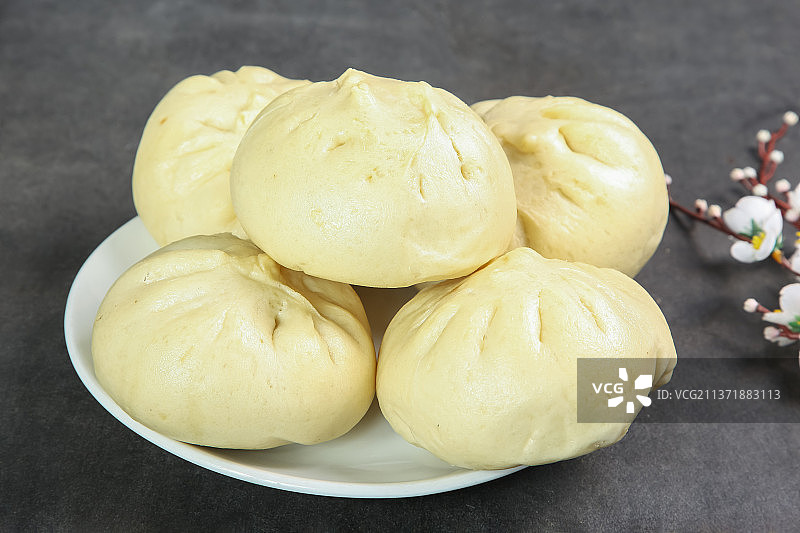 中餐美食-包子图片素材