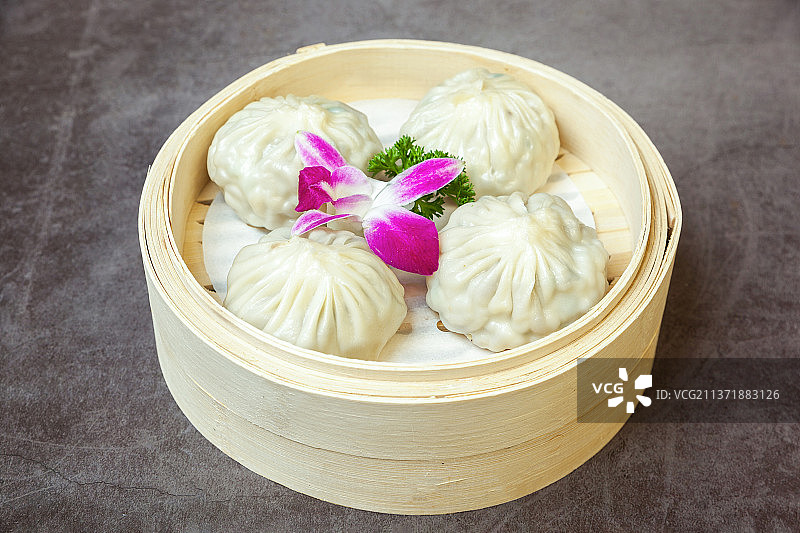 中餐美食-包子图片素材