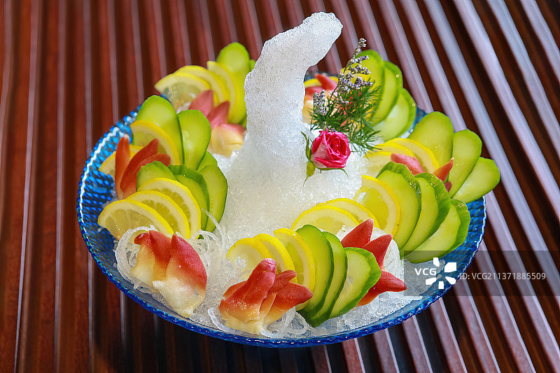 中餐美食-北极贝刺身图片素材