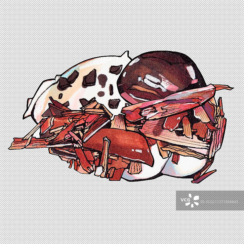 下午茶甜点心 巧克力 草莓奶油蛋糕 烘焙面包图片素材