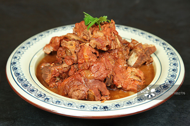 中餐美食-酱大骨图片素材