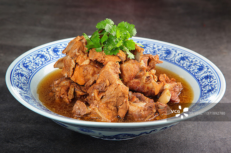 中餐美食-酱大骨图片素材