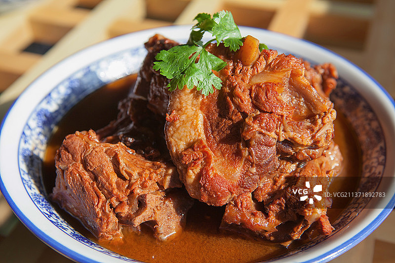 中餐美食-酱大骨图片素材