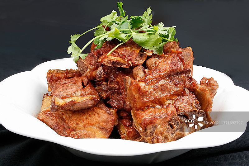 中餐美食-酱大骨图片素材
