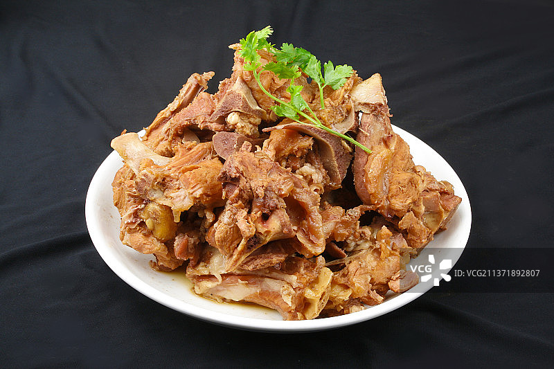 中餐美食-酱大骨图片素材