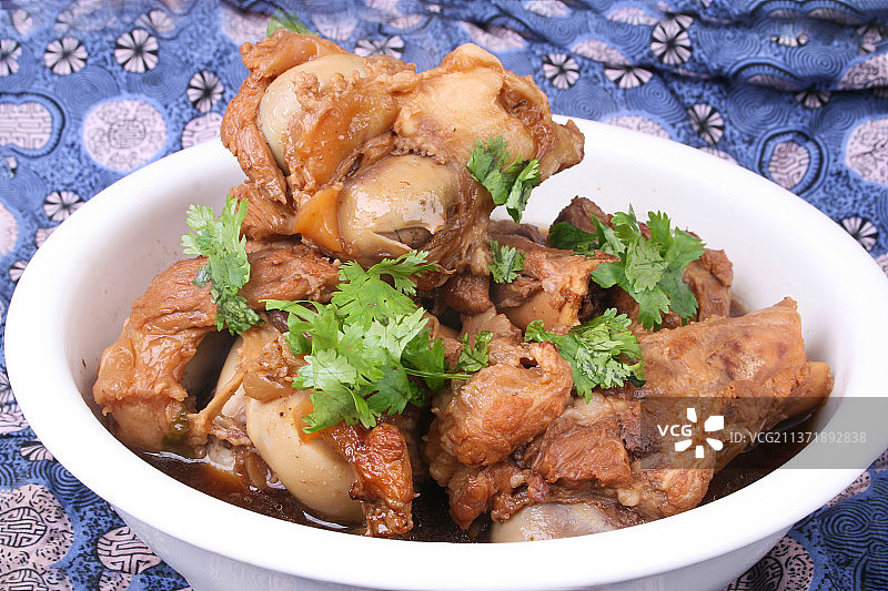 中餐美食-熏棒骨图片素材