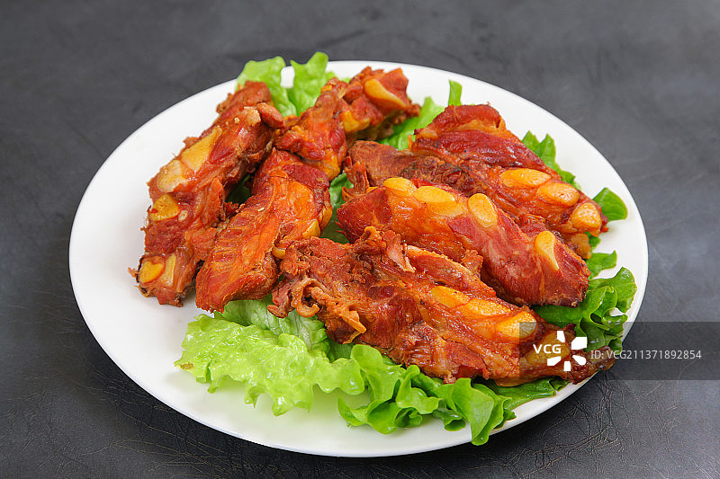 中餐美食-熏脆骨图片素材
