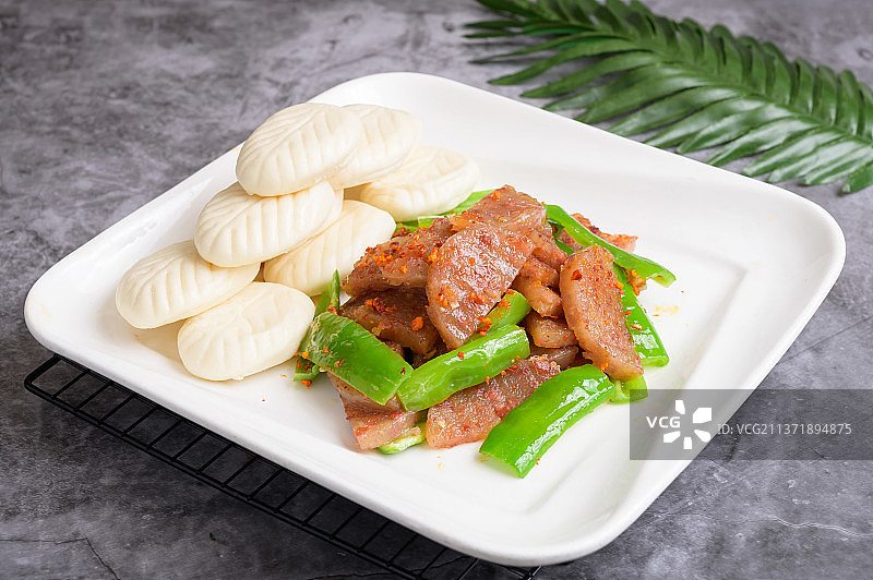 中餐美食-香煎驴焖子图片素材