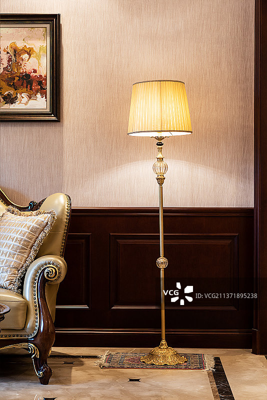 中国上海别墅装修设计空间实景展示图片素材