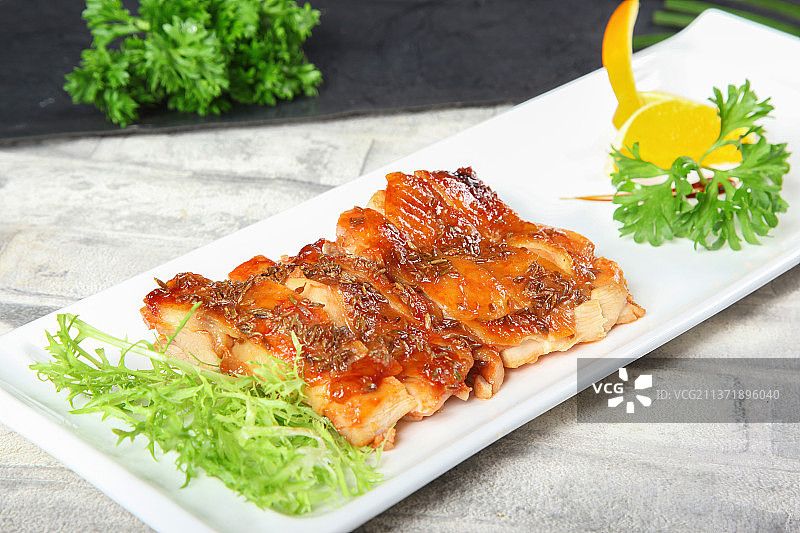 中餐美食-脆皮神仙鸡图片素材