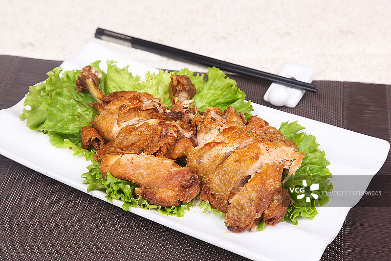 中餐美食-脆皮神仙鸡图片素材