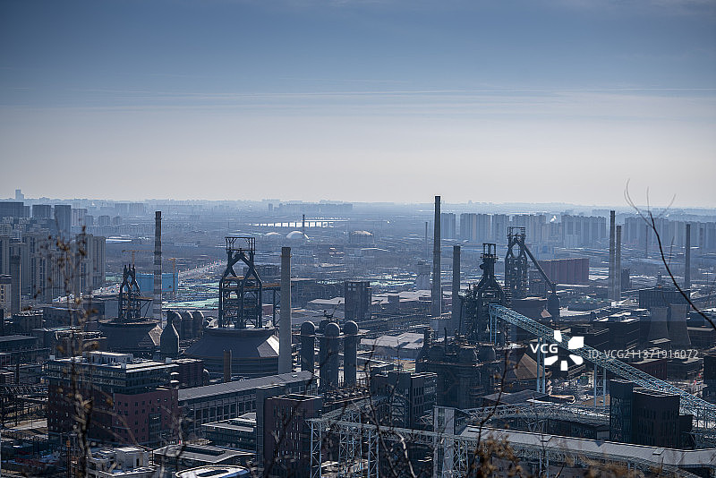 北京首钢园俯瞰图片素材