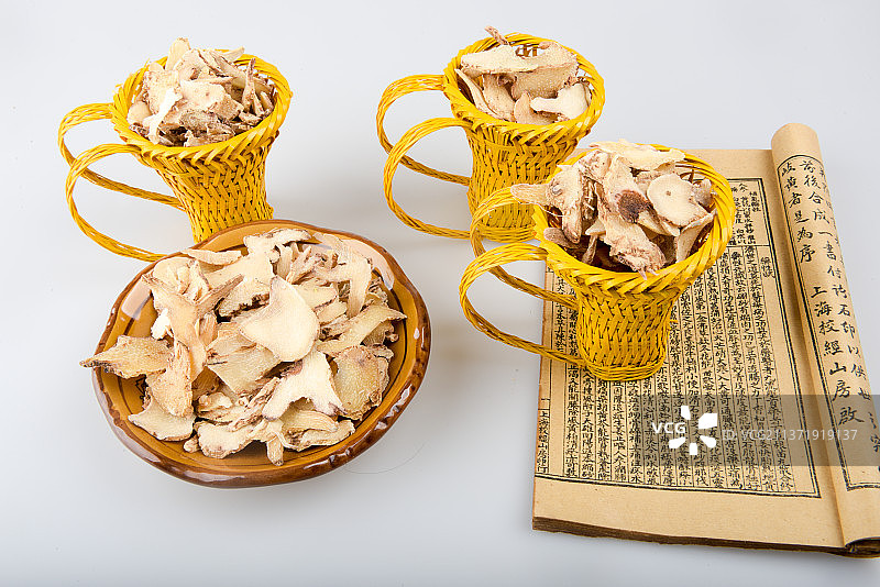 中药材中药白及白芨图片素材