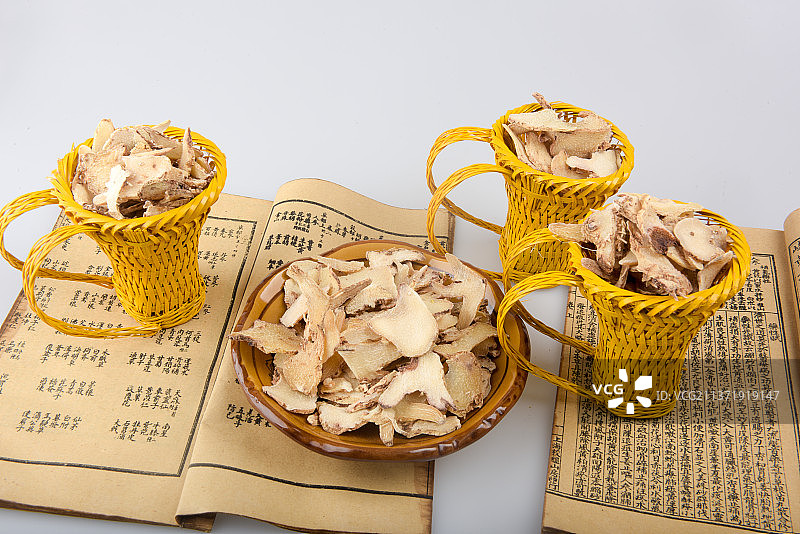 中药材中药白及白芨图片素材