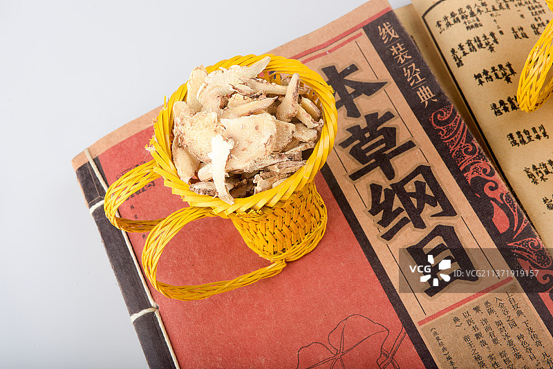 中药材中药白及白芨图片素材