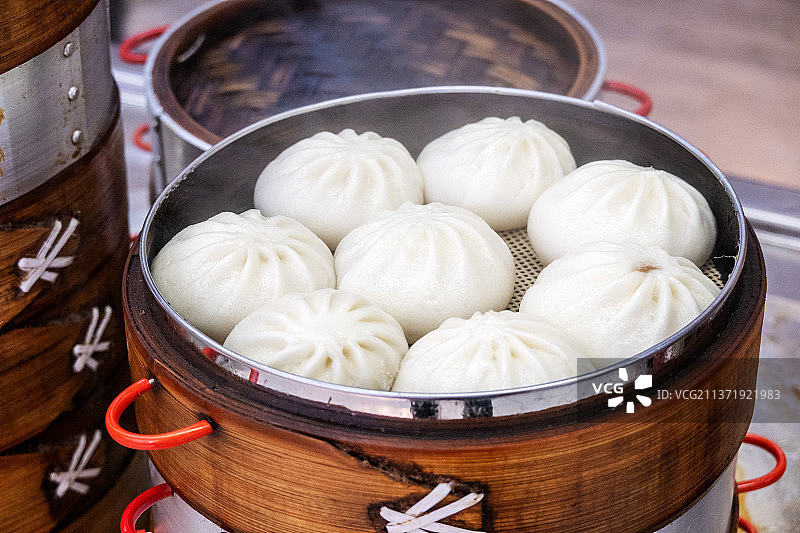 早餐小笼包图片素材