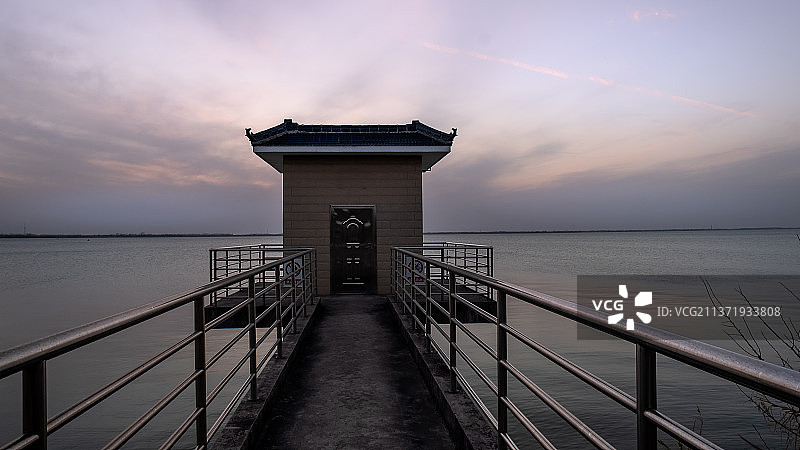 扬州江都邵伯湖风光图片素材