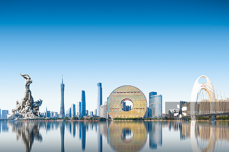 广州城市建筑风光图片素材