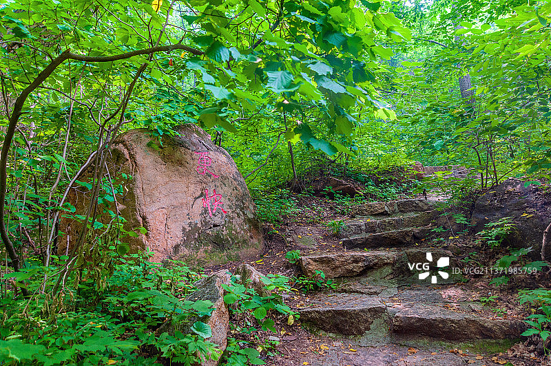 中国辽宁鞍山千山仙人台图片素材