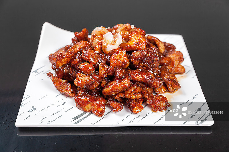 中餐美食-鸡里蹦图片素材