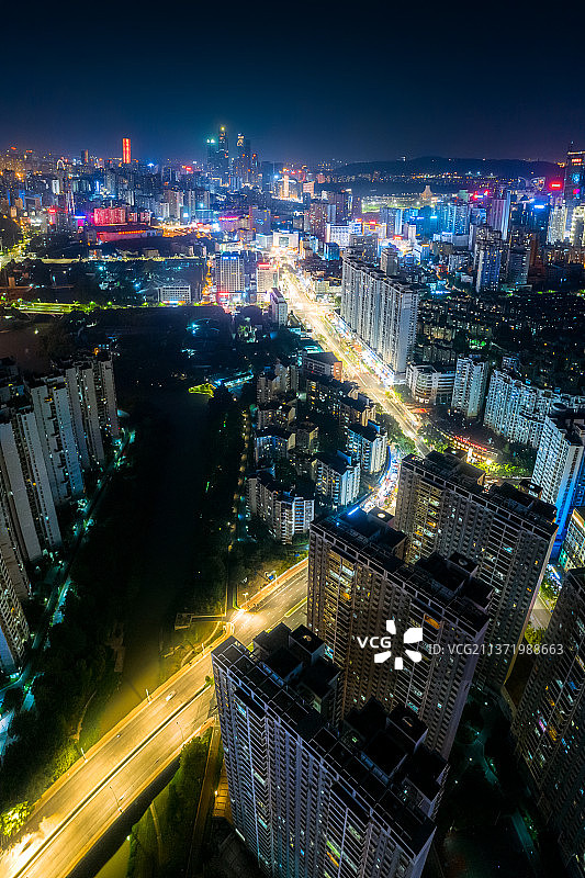 南宁夜景图片素材